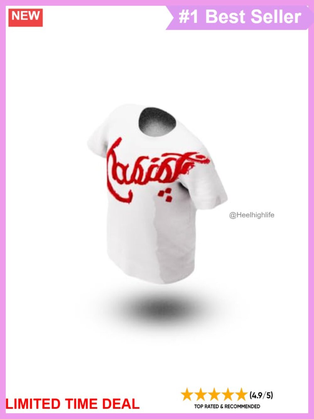 Drake HABIBTI Album Tee Heavyweight Cotton Crewneck Puff Print T-Shirt